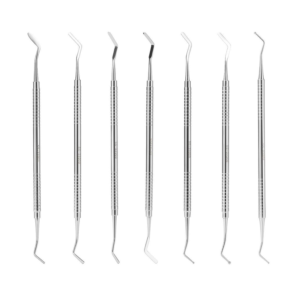 Dental Stainless Steel Cement Filling Plugger Instrument Double Ended