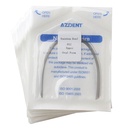 Archwire Stainless Steel Oval Form Round 0.012 Upper 10pcs/Pack