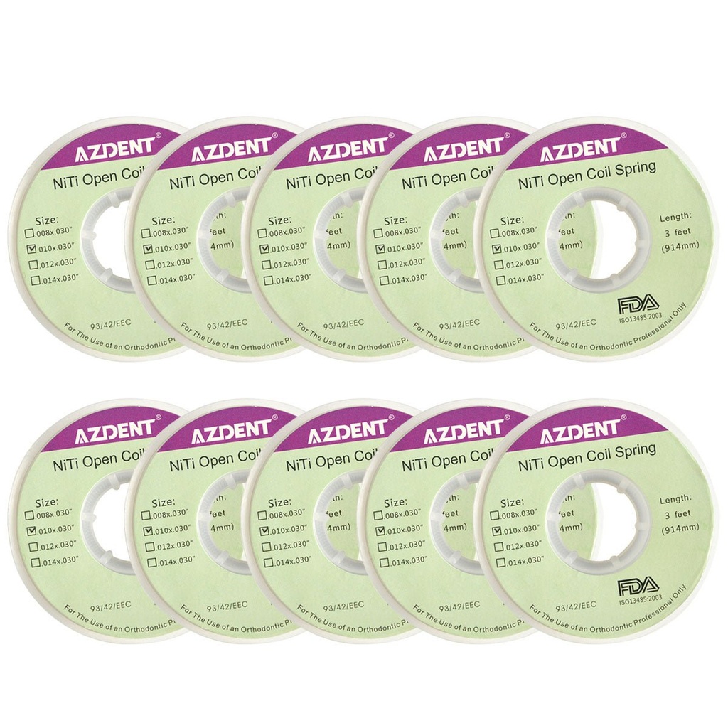 Dental Open Coil Springs Niti 0.010*0.030″ 1pc/Roll