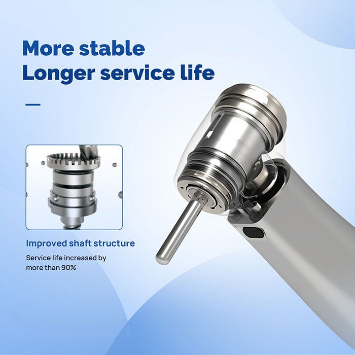 COXO Dental 1:5 Increasing Electric Fiber Optic Inner Channel Contra Angle Handpiece Standard Head CX235C7-5 (1 Pc)