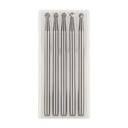 Dental Round Carbide Burs for Slow Speed Handpieces - HP2/3/4/8, 5 Pieces per Box