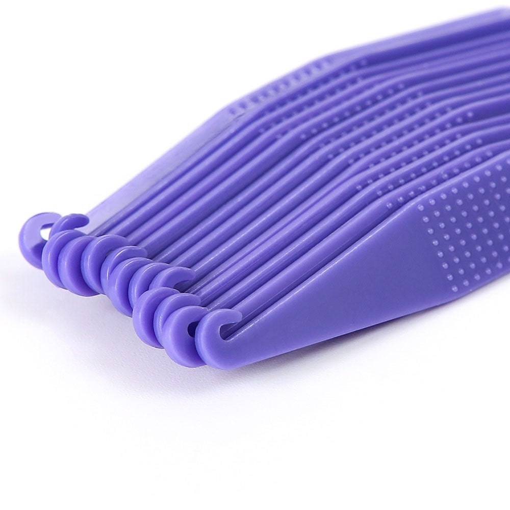 Dental Orthodontic Elastic Rubber Band Placers Assorted Colors 50pcs/Pack (1 Pack)