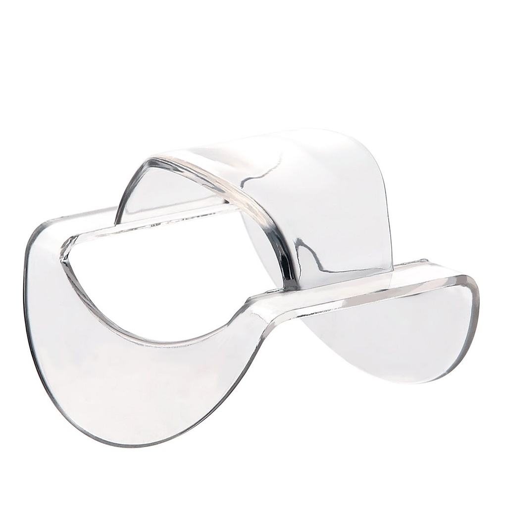 Dental Orthodontic Mouth Opener Lip Cheek Retractor Clear Plastic Anterior/Posterior Tooth Support (Anterior Tooth Support / 10 Pcs)