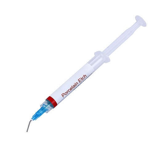 Dental Porcelain Etch Gel 9.5% Hydrofluoric Acid Etchant 2.5ml/Syringe (1 Syringe)