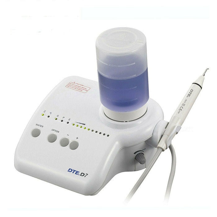 Woodpecker Ultrasonic Scaler DTE D7 Detachable Handpiece 8 Tips Scaling+Perio+Endo 2 Water Bottles (1 Set)