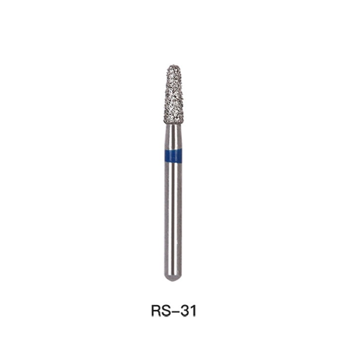 Diamond Bur RS Series Full Size Rounded Shoulder 5pcs/Pack (Rounded Shoulder / RS-11 / 10 Packs)