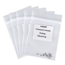 Crimpable Hooks Sliding Stainless Steel Accessory 10/Bag
