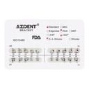 Dental Metal Brackets Standard Roth Slot .022 Hooks on 345 20pcs/Pk