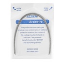 Dental Orthodontic Arch Wire Stainless Steel Expanded Rectangular 0.016 x 0.016-0.021 x 0.025 10pcs/Pack