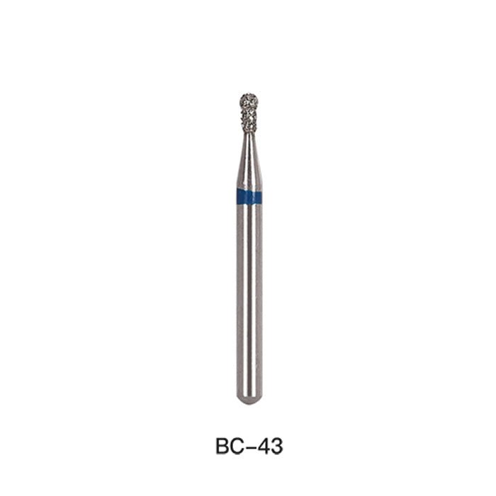 Diamond Bur FG BC Series Full Size Round With Collar 5pcs/Pack (Round with Collar / BC-31 / 10 Packs)