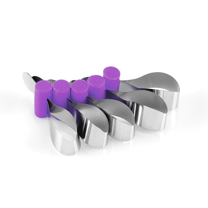 Orthodontic Sectional Contoured Dental Forming Sheet Metal Matrice Polyester Assorted Models 50Pcs/Set (1 Box)