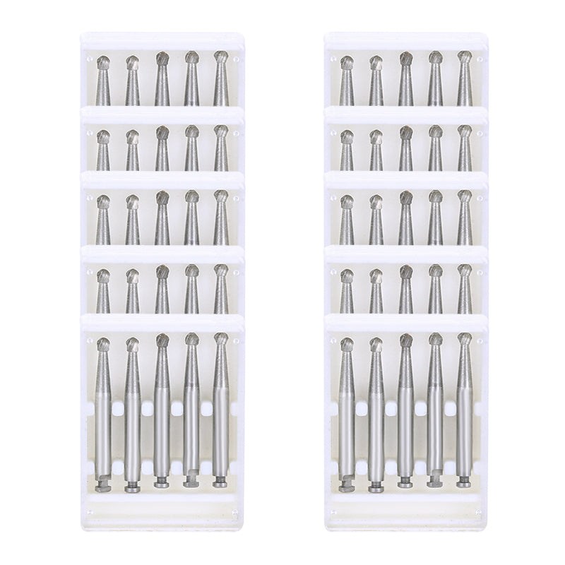 Dental RA #7 Round Carbide Bur for Slow Speed Latch 2.1mm 5pcs/Box (Right Angle (RA) / RA #7 / 1 Box (5 PCS))