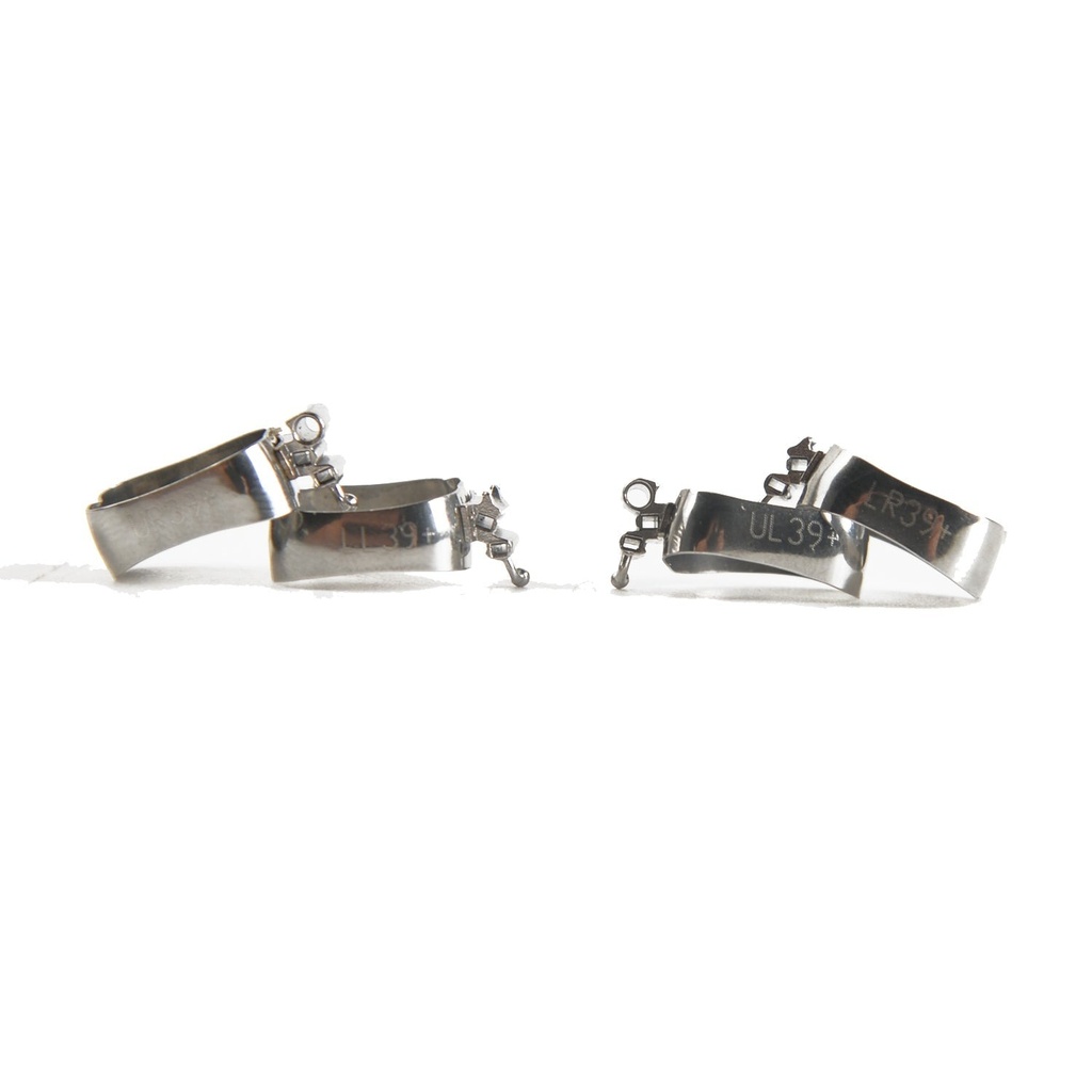 Dental Orthodontic Buccal Tube Band 1st 39+# Roth .022 U3/L2 4pcs/Kit (1st Conv Roth 0.022 U3L2 / 39+# / 10 Kits)