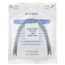 Archwire Niti Super Elastic Ovoid Rectangular 0.018 x 0.022 Lower 10pcs/Pack