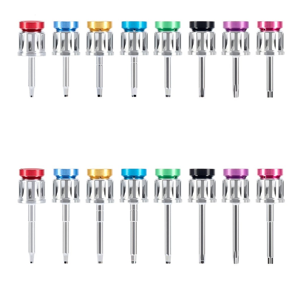 Dental Universal Implant Drivers & Torque Wrench (Drivers 0.9 (Long+Short) / 1 Pack)