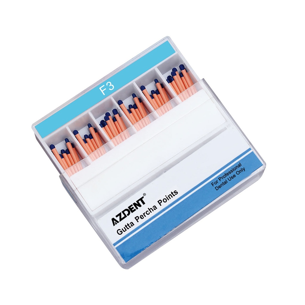 Gutta Percha Points F3 Color Coded 60pcs/Box (F3 / 1 Pack)