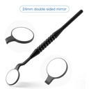 Dental Ultra Clear Mouth Mirror Imaging Sterilizable 22/24mm for Implantology and Surgery