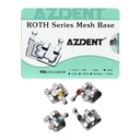Dental Mesh Base Metal Brackets Mini Roth .022 Hooks on 345 400pcs/Box