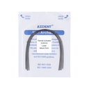 Thermal Active NiTi Archwire Natural Form Rectangular 0.016 x 0.016 Lower 10pcs/Pack