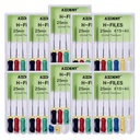 Dental NiTi H-Files Hand Use 25mm Assorted #15-40 6pcs/Pack