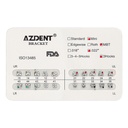 Dental Metal Brackets Mini MBT Slot .022 Hooks on 3 20pcs/Pack