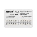 PLUS Dental Metal Brackets Braces Mini Roth/MBT .022/.018 Hooks 3/3-4-5 20pcs/Pack