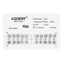 Dental Metal Brackets Standard Roth Slot .018 Hooks on 345 20pcs/Pk