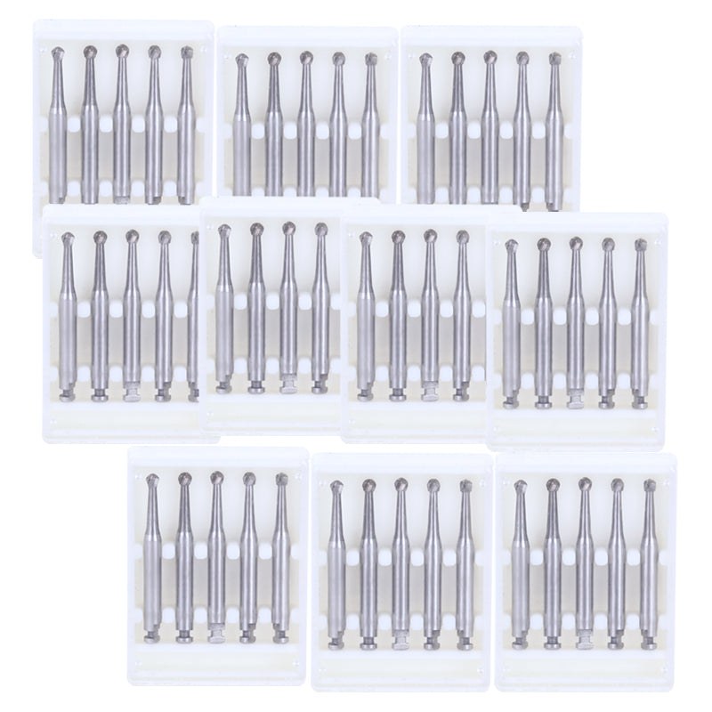 Dental RA #6 Round Carbide Bur for Slow Speed Latch 1.8mm 5pcs/Box (Right Angle (RA) / RA #6 / 1 Box (5 PCS))