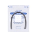 Thermal Active NiTi Archwire Natural Form Rectangular 0.014 x 0.025 Upper 10pcs/Pack