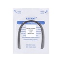 Thermal Active NiTi Archwire Natural Form Rectangular 0.016 x 0.022 Lower 10pcs/Pack