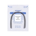 Thermal Active NiTi Archwire Natural Form Rectangular 0.019 x 0.025 Lower 10pcs/Pack