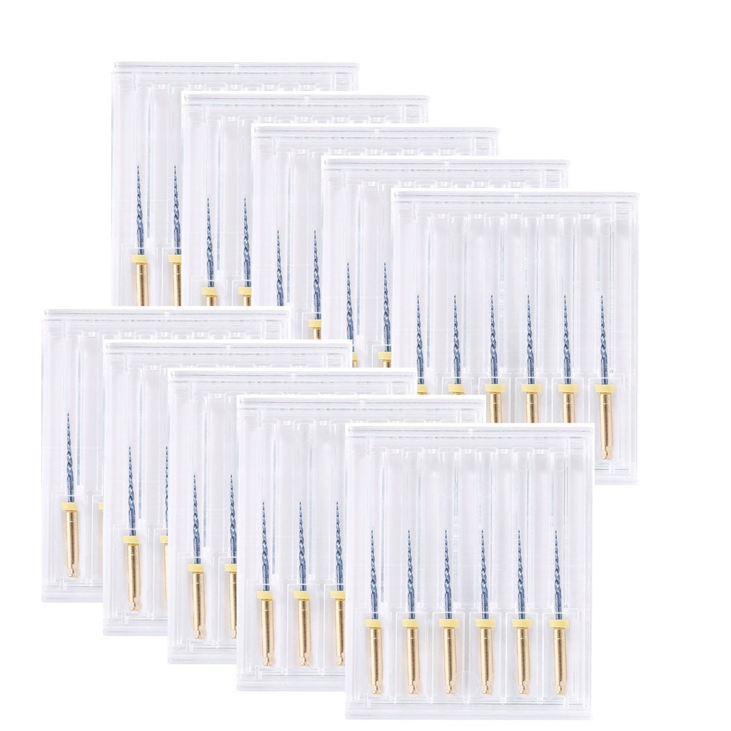 Rotary Files Nickel Titanium Alloy Engine Use 25mm #25/07 6pcs/Pack (Rotary NiTi / #25/07 25MM / 1 Pack(6 PCS))