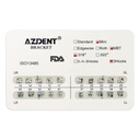 Dental Mini Metal Brackets MBT Slot .018 Hooks on 3 20pcs/Pk