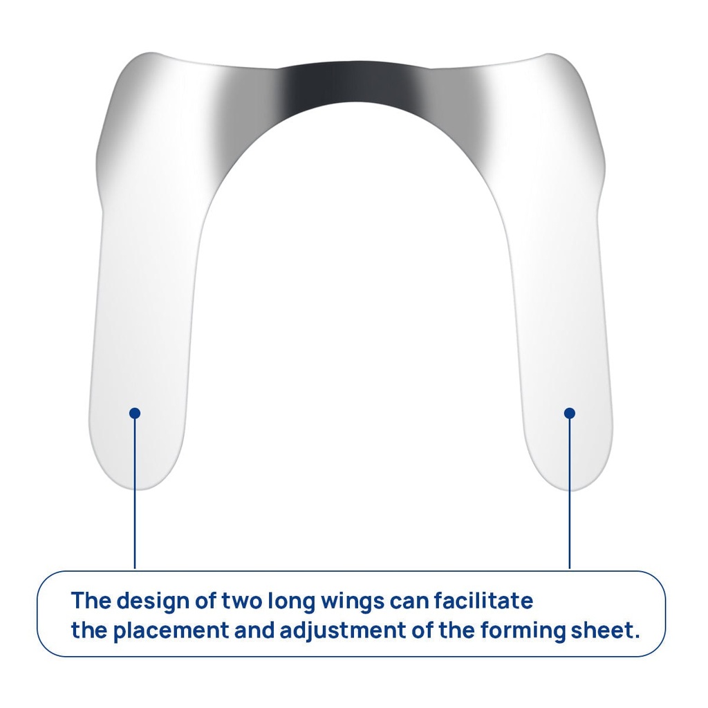 Dental Matrix Contoured Anterior Metal Matrix Bands Sectional 0.03mm 30pcs/Box (Medium / 1 Box)