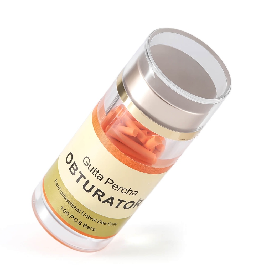 Dental Gutta Percha Pellets Bar for Obturation Endo System Endodontic Gun 100 Pcs/Bottle