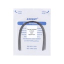 Thermal Active NiTi Archwire Natural Form Rectangular 0.018 x 0.025 Upper 10pcs/Pack